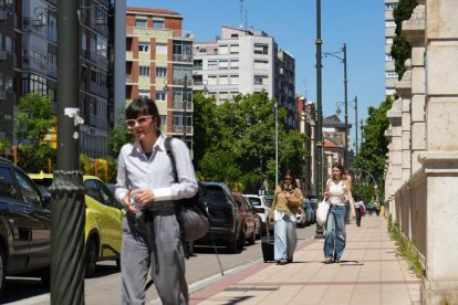 El paseo del Hospital Militar en la actualidad