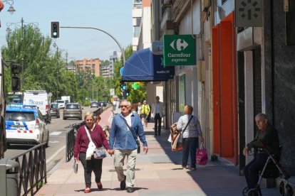 El paseo del Hospital Militar en la actualidad