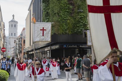 Imagen de la procesión de la Virgen de la Alegría