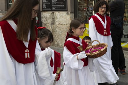 Imagen de la procesión de la Virgen de la Alegría