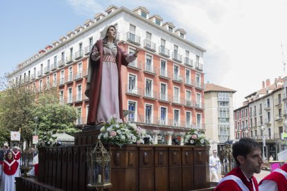Imagen de la procesión de la Virgen de la Alegría