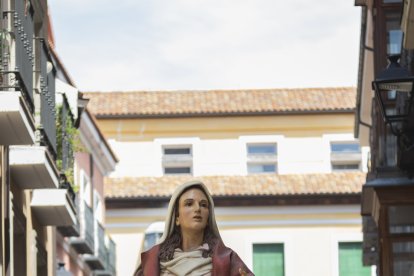 Imagen de la procesión de la Virgen de la Alegría