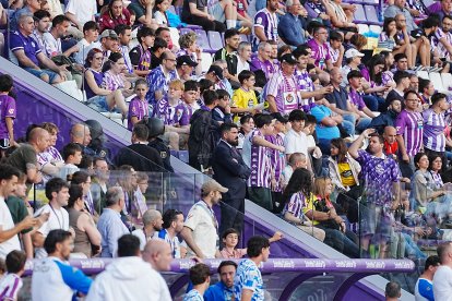 El Deportivo celebra el ascenso en Zorrilla.