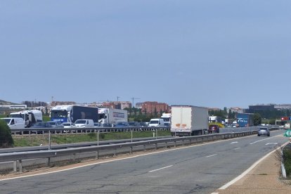 Retenciones por las obras de la A-62.
