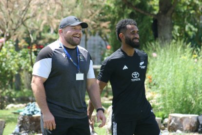 Los All Blacks Seven visitan el Centro Penitenciario de Villanubla.