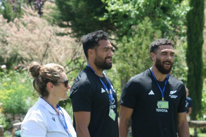 Los All Blacks Seven visitan el Centro Penitenciario de Villanubla.