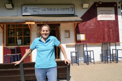 Esther Leite, socia con Santiago López-Romero del restaurante Las Tablas de Leite 3, en el número 2