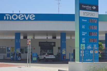 Precio del diésel y la gasolina en gasolineras de Valladolid