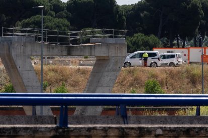 El viaducto de los tramposos de la variante de mercancías