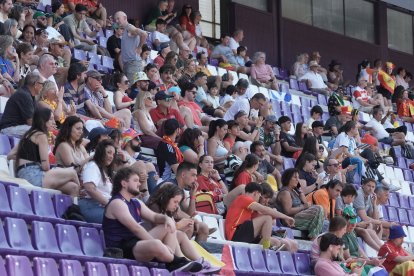 Canadá - España femenino en el SVNS Rugby Series en el Estadio José Zorrilla.