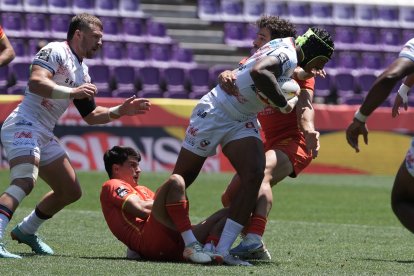 Estados Unidos - España masculino en el SVNS Rugby Series en el Estadio José Zorrilla.