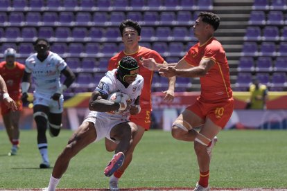 Estados Unidos - España masculino en el SVNS Rugby Series en el Estadio José Zorrilla.