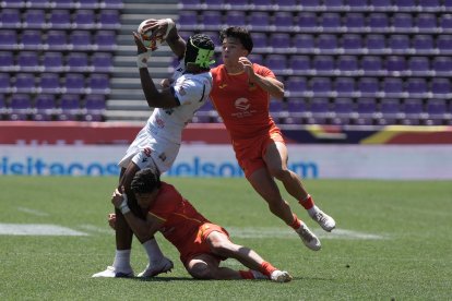 Estados Unidos - España masculino en el SVNS Rugby Series en el Estadio José Zorrilla.