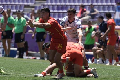 Estados Unidos - España masculino en el SVNS Rugby Series en el Estadio José Zorrilla.