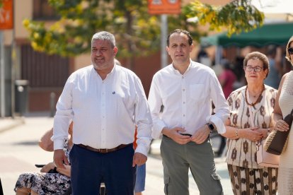 Rodríguez e Íscar en la Feria del Espárrago y la Artesanía de Tudela en Valladolid.