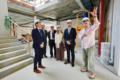Las obras del nuevo Centro de Mayores de Zaratán.