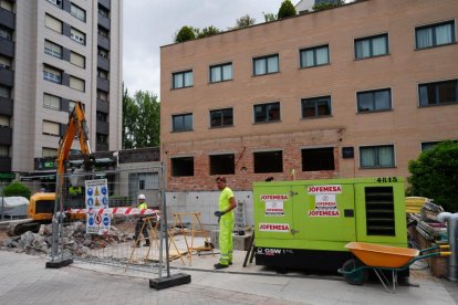 Obras de rehabilitación del hotel Voco Valladolid.