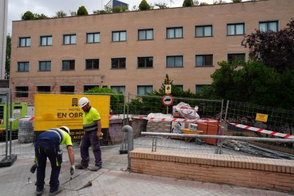 Obras de rehabilitación del hotel Voco Valladolid.