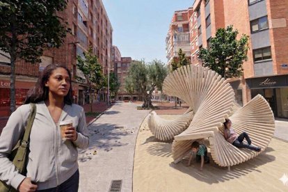 Así quedará el entorno de San Luis y Acibelas con más espacio peatonal, árboles y la nueva plazoleta.