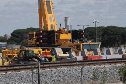 Obras del Viaducto de los tramposos