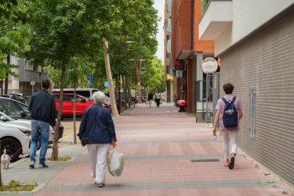 Calle del Monasterio de Santa María de Montserrat en la actualidad