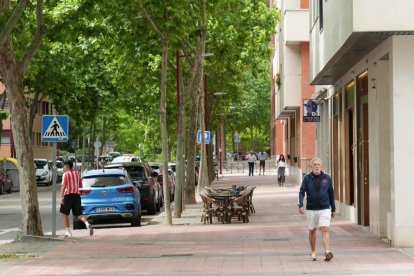 Calle del Monasterio de Santa María de Montserrat en la actualidad
