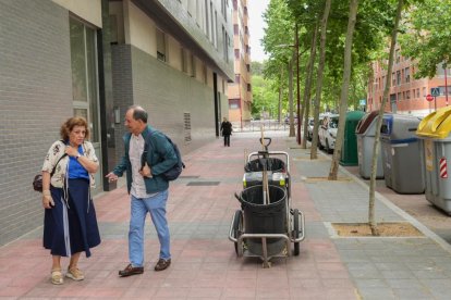 Calle del Monasterio de Santa María de Montserrat en la actualidad