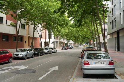Calle del Monasterio de Santa María de Montserrat en la actualidad
