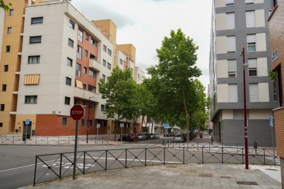Calle del Monasterio de Santa María de Montserrat en la actualidad