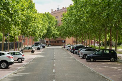Calle del Monasterio de Santa María de Montserrat en la actualidad