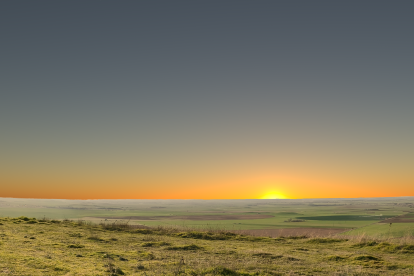 Vistas desde la localización estudiada por Astroval para el eclipse total de sol en Urueña