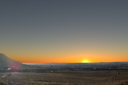 Lugar elegido en La Cistérniga para ver el eclipse total de sol