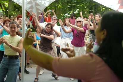 Sesiones musicales y de danza en el Jaipur Literature Festival en el Campo Grande de Valladolid.