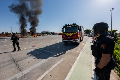 Simulacro multiescenario de Renault en Valladolid