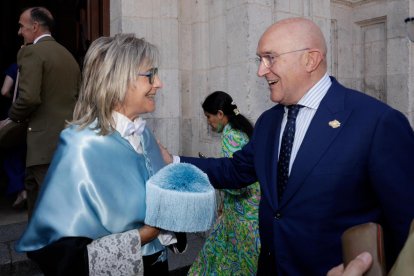 Toma de posesión de la nueva rectora de la Universidad de Valladolid, Pilar Garcés