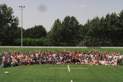 Imágenes de la 'quedada' de la familia Alonso-Lasheras, emblema incombustible del rugby español.
