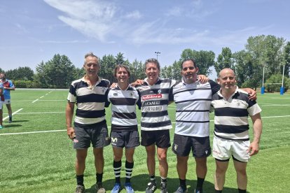 Imágenes de la 'quedada' de la familia Alonso-Lasheras, emblema incombustible del rugby español.