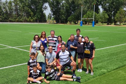 Imágenes de la 'quedada' de la familia Alonso-Lasheras, emblema incombustible del rugby español.