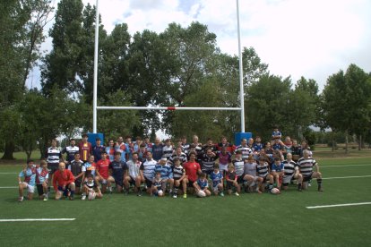 Imágenes de la 'quedada' de la familia Alonso-Lasheras, emblema incombustible del rugby español.