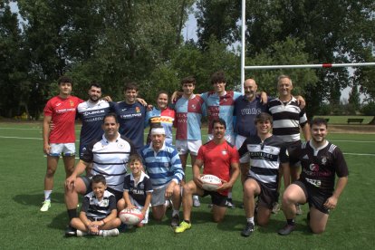 Imágenes de la 'quedada' de la familia Alonso-Lasheras, emblema incombustible del rugby español.