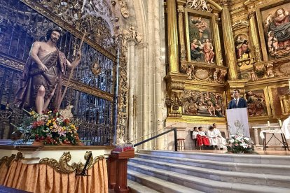 Misa en honor a San Juan en Medina de Rioseco