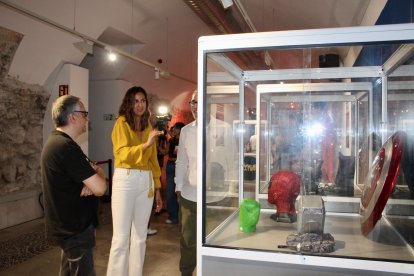 En la muestra se pueden ver materiales de las películas de Marvel