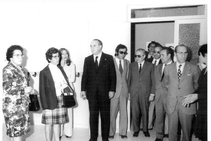 Inauguración de la guardería municipal de Las Delicias en la calle General Shelly en los años 70.