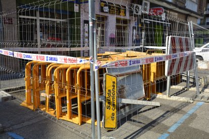 Estado de las obras en el entorno de San Luis y Acibelas en Valladolid.