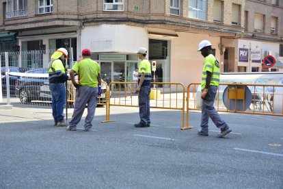 Estado de las obras en el entorno de San Luis y Acibelas en Valladolid.