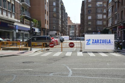 Estado de las obras en el entorno de San Luis y Acibelas en Valladolid.