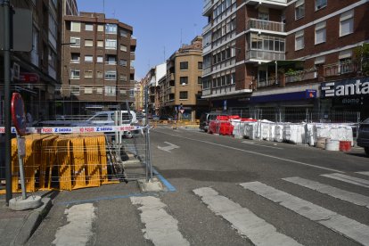 Estado de las obras en el entorno de San Luis y Acibelas en Valladolid.
