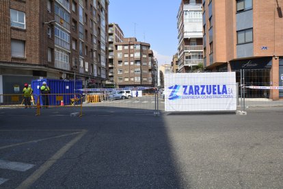 Estado de las obras en el entorno de San Luis y Acibelas en Valladolid.