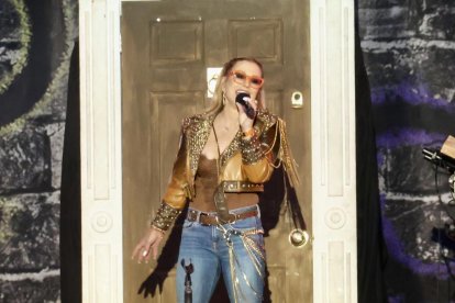 Un momento del concierto de Anastacia en el Pingüinos Arena de Valladolid.