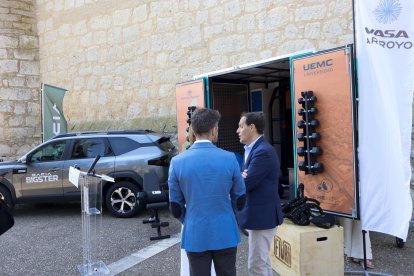 Presentación de Fit-Truck en el Castillo de Fuensaldaña.
